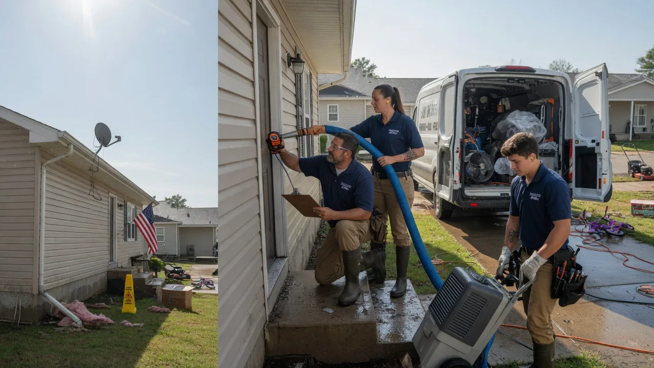 Ceiling Water Damage Restoration in Midland, MD near me